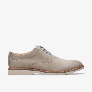 Clarks Atticus LT Lace Grey Nubuck Grey | 4697GJWXN