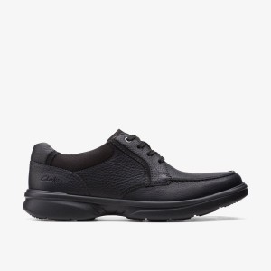 Clarks Bradley Vibe Black Tumbled Leather Black | 1364JMQUG