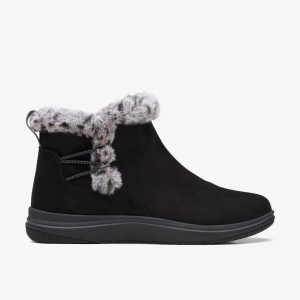 Clarks Breeze Fur Black Black | 0456JPZEM