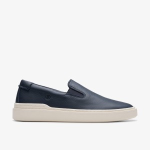 Clarks Craft Swift Go Navy Leather Navy | 8749MZQPB