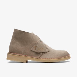 Clarks Desert Boot Sand Suede Brown | 8507RQHOI