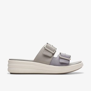 Clarks Drift Buckle Lilac Combination Purple | 7640DKAFR