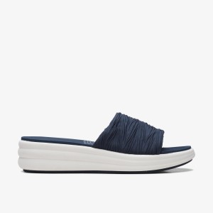 Clarks Drift Petal Navy Navy | 1359TVRZE