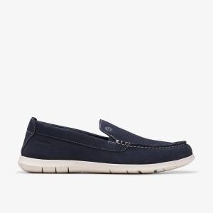 Clarks Flexway Step Navy Suede Navy | 0978KEFYM