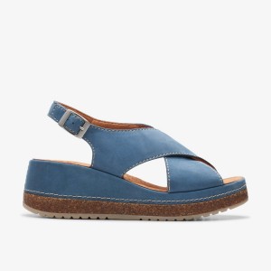 Clarks Kassanda Step Blue Nubuck Blue | 0514QWFJG