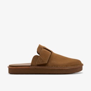 Clarks Litton Mule Cola Suede Cola | 8967RCBYW