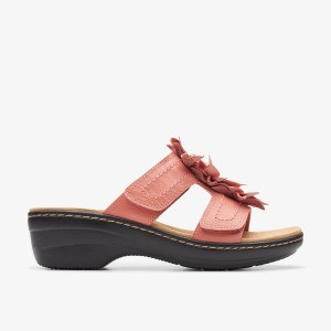 Clarks Merliah Raelyn Coral Leather Coral | 6317HOBIK