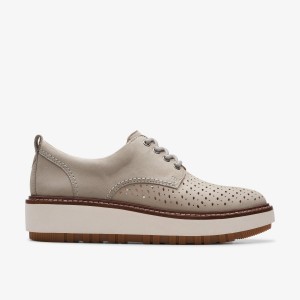 Clarks Orianna Move Stone Nubuck Grey | 7562GZSBT