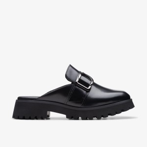 Clarks Stayso Free Black Leather Black | 5910WXPSZ