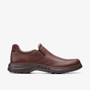 Clarks Un Brawley Step Mahogany Leather Mahogany | 6791EXRBJ