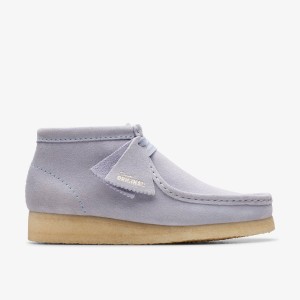 Clarks Wallabee Boot Cloud Grey Suede Grey | 4258FQATU