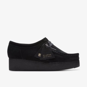 Clarks Wallacraft Bee Black Suede Black | 3260YJFWP