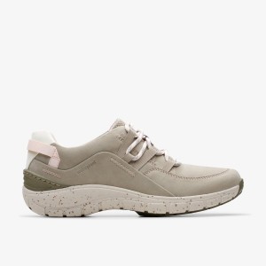 Clarks Wave Range Stone Nubuck Grey | 4026TUWZB