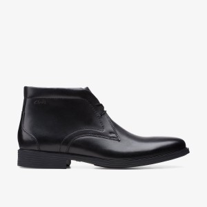 Clarks Whiddon Mid Black Black | 3597GQNKI