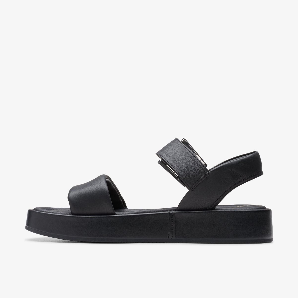 Clarks ALDA STRAP Black Leather Black | 5480MLKQR