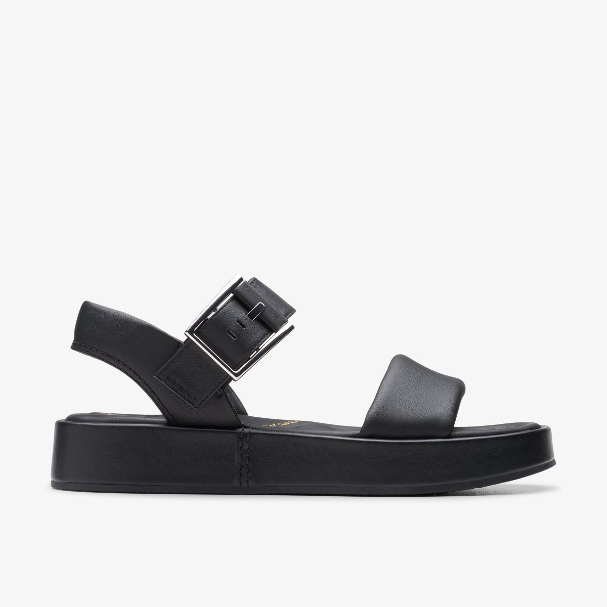 Clarks ALDA STRAP Black Leather Black | 5480MLKQR