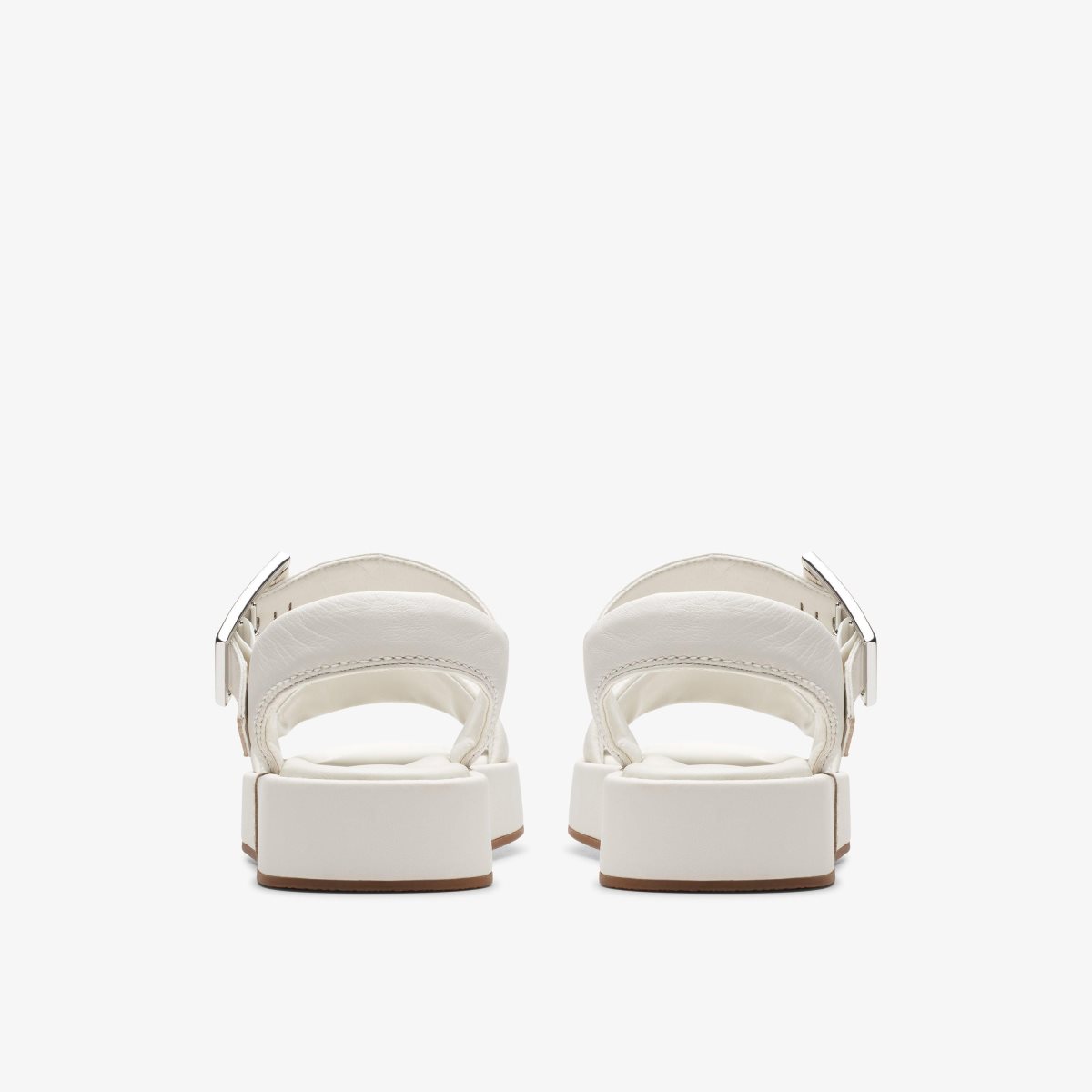 Clarks ALDA STRAP Off White Leather White | 3201EICPL