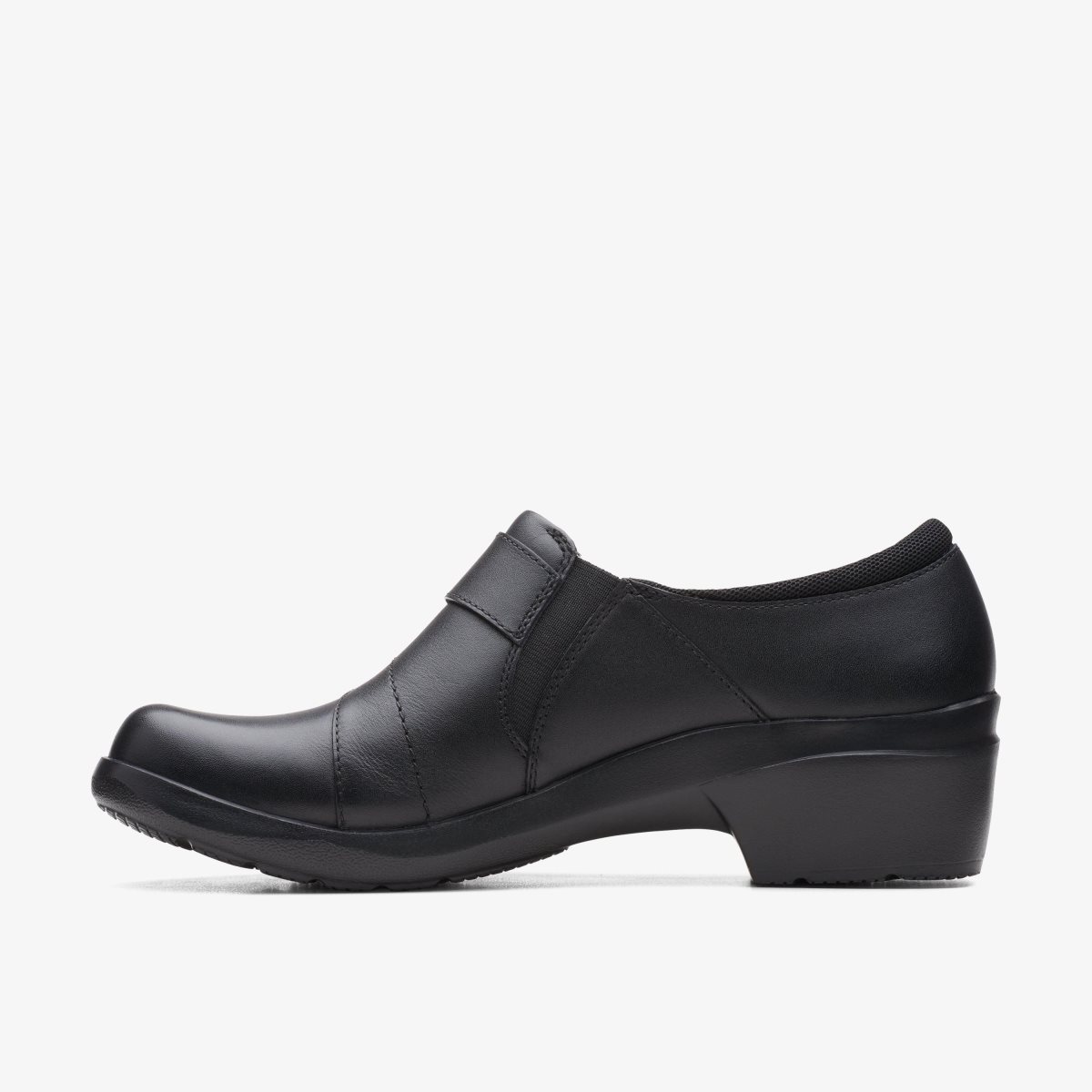 Clarks Angie Pearl Black Leather Black | 6704MEVGS