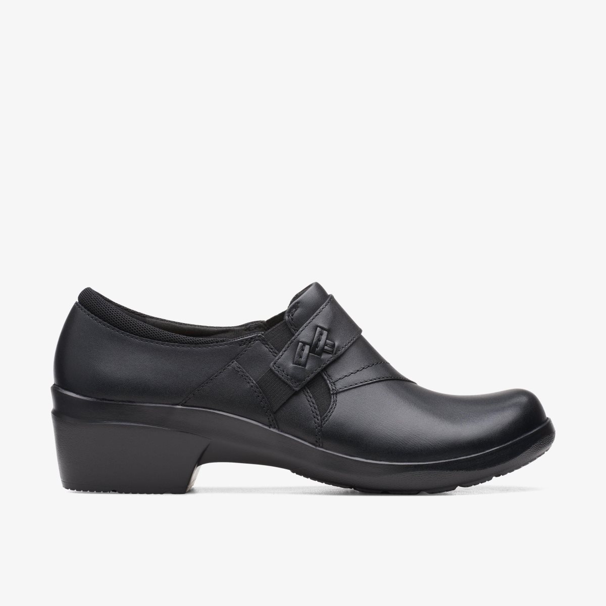 Clarks Angie Pearl Black Leather Black | 6704MEVGS