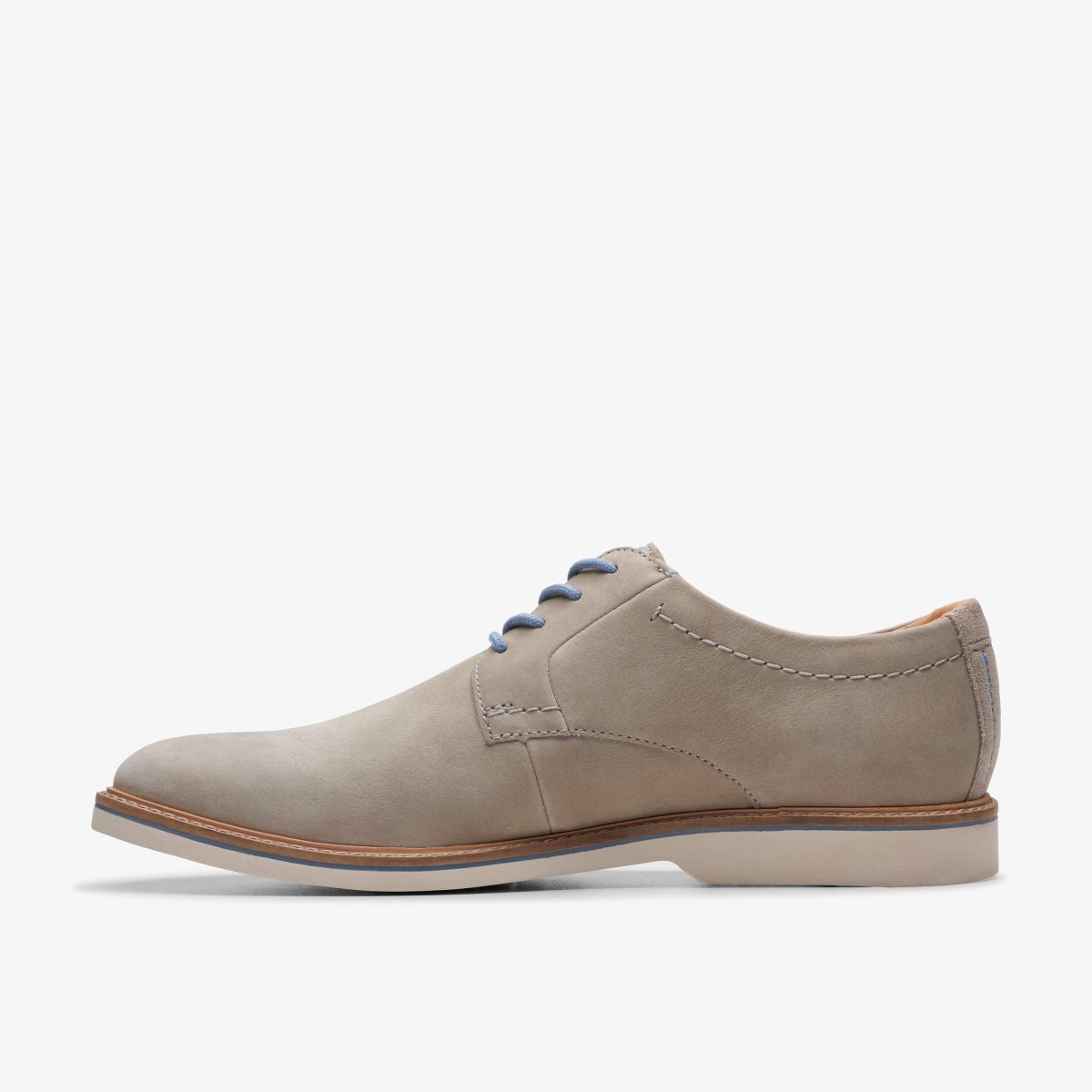 Clarks Atticus LT Lace Grey Nubuck Grey | 4697GJWXN