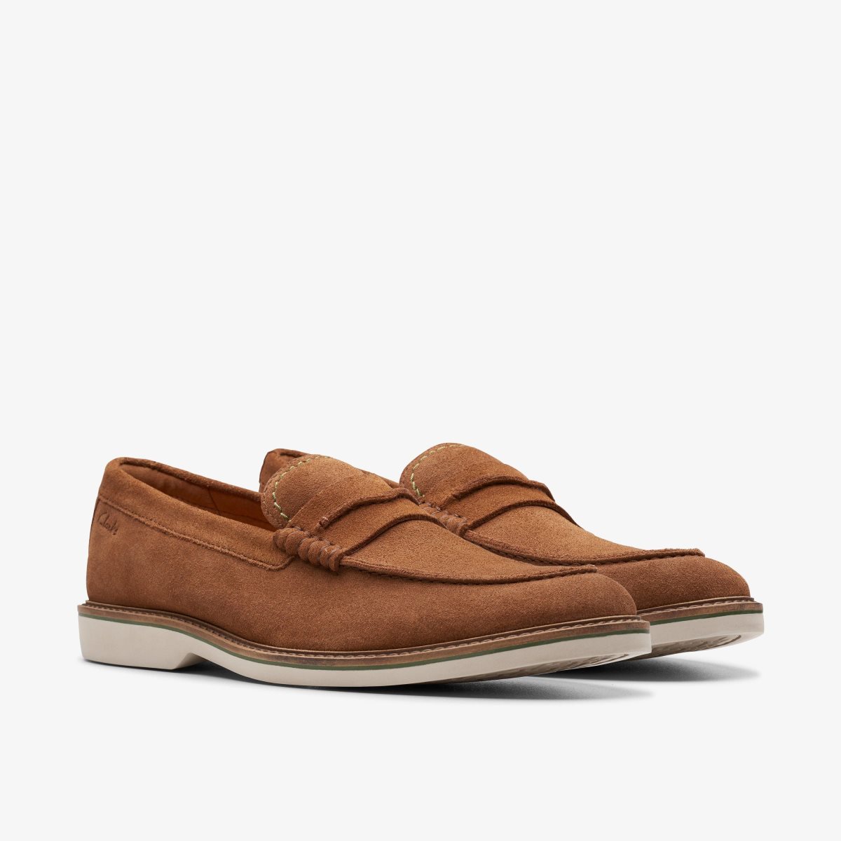 Clarks Atticus LT Slip Cola Suede Cola | 2563XLNCO