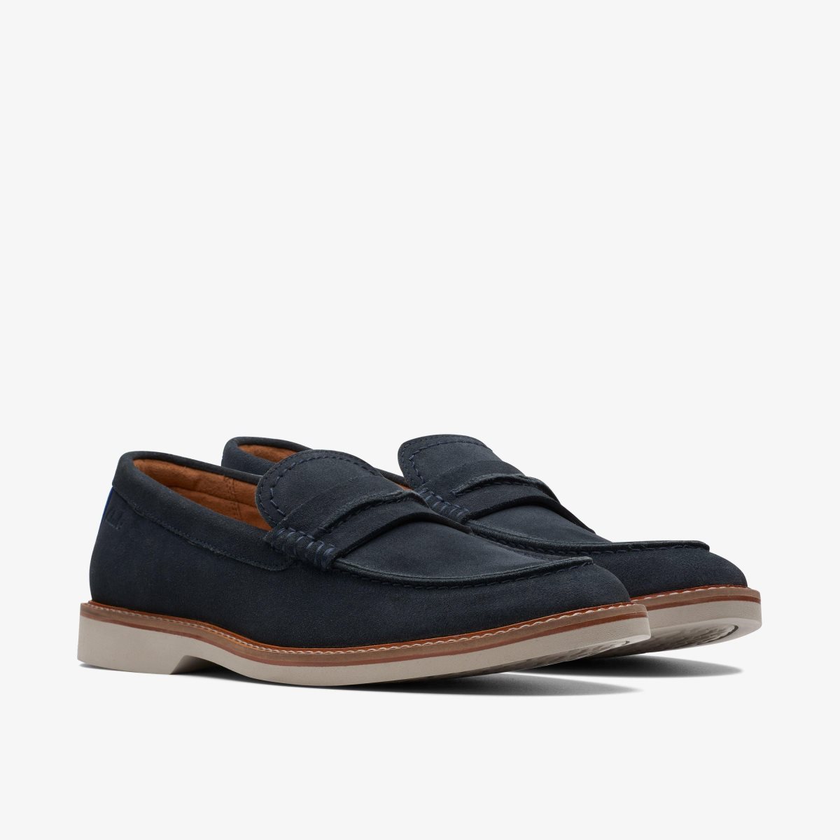 Clarks Atticus Slip Navy Suede Navy | 6249ALWIN