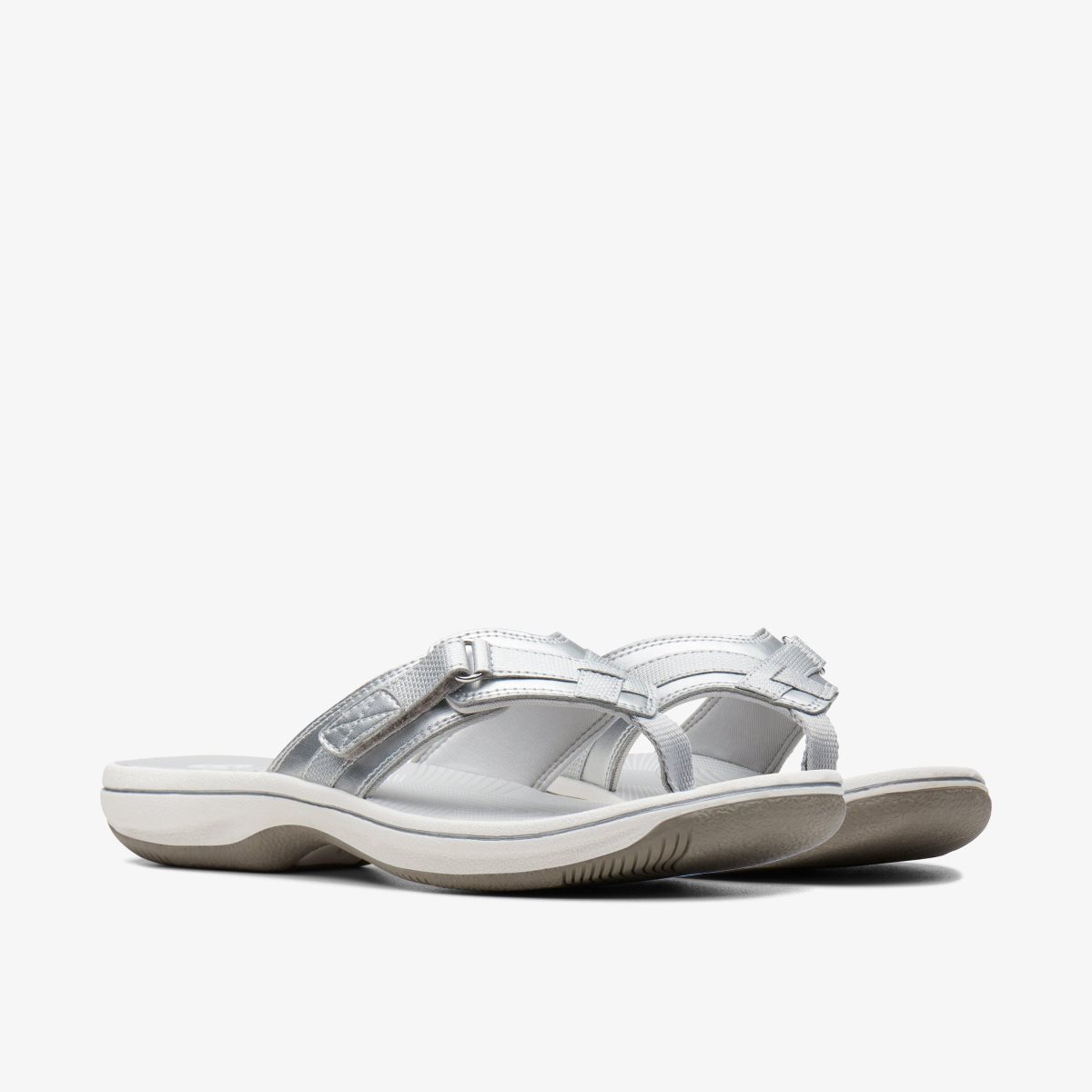 Clarks BREEZE SEA Silver Synthetic Silver | 2659GUWQD