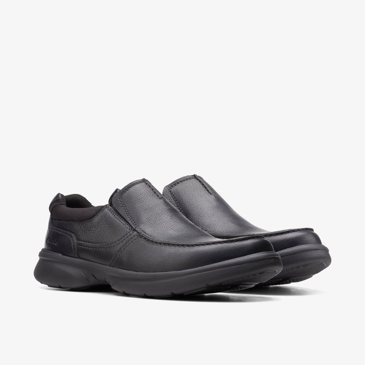 Clarks Bradley Free Black Tumbled Leather Black | 4096TNUYK