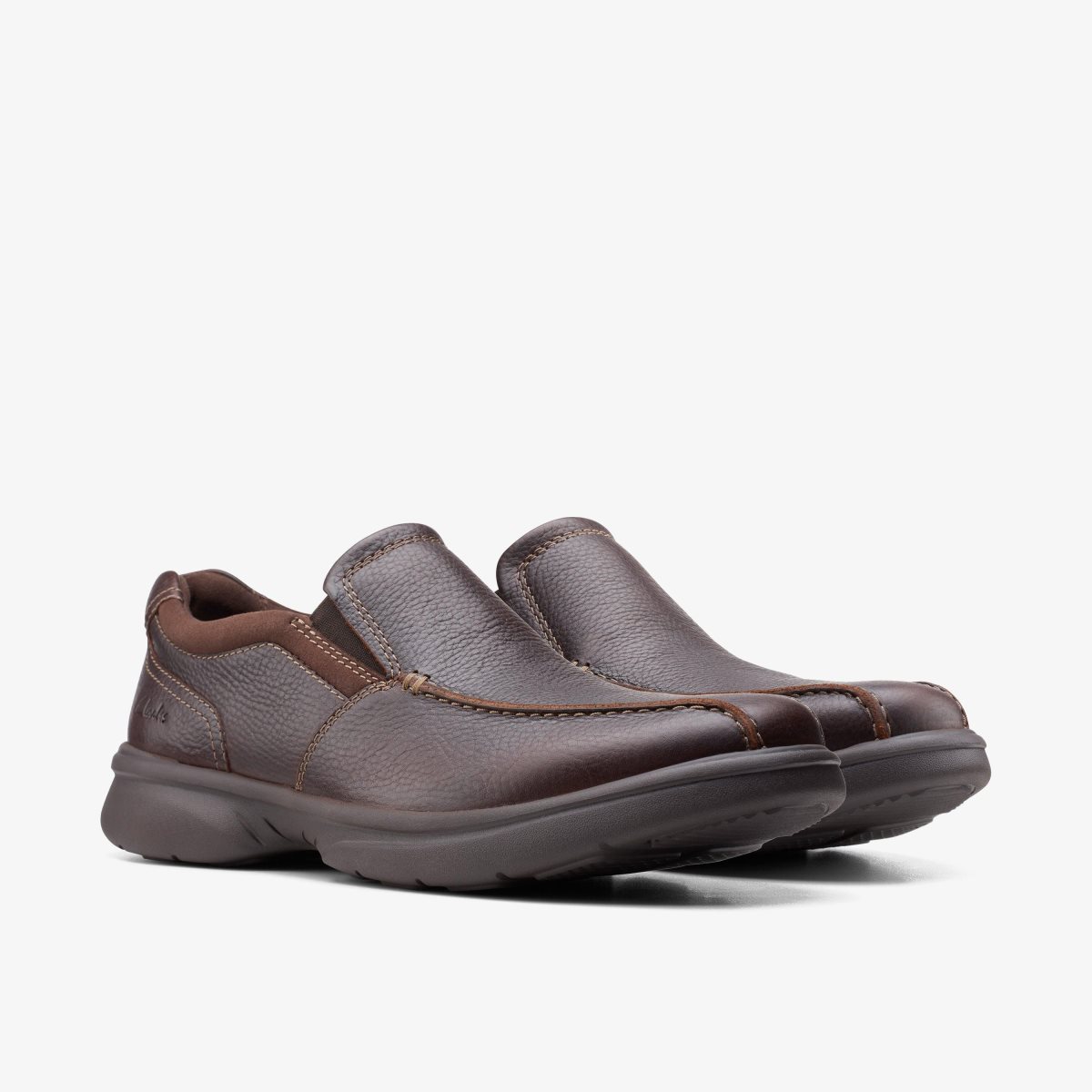 Clarks Bradley Step Dark Brown Tumbled Dark Brown | 3796VBEMR