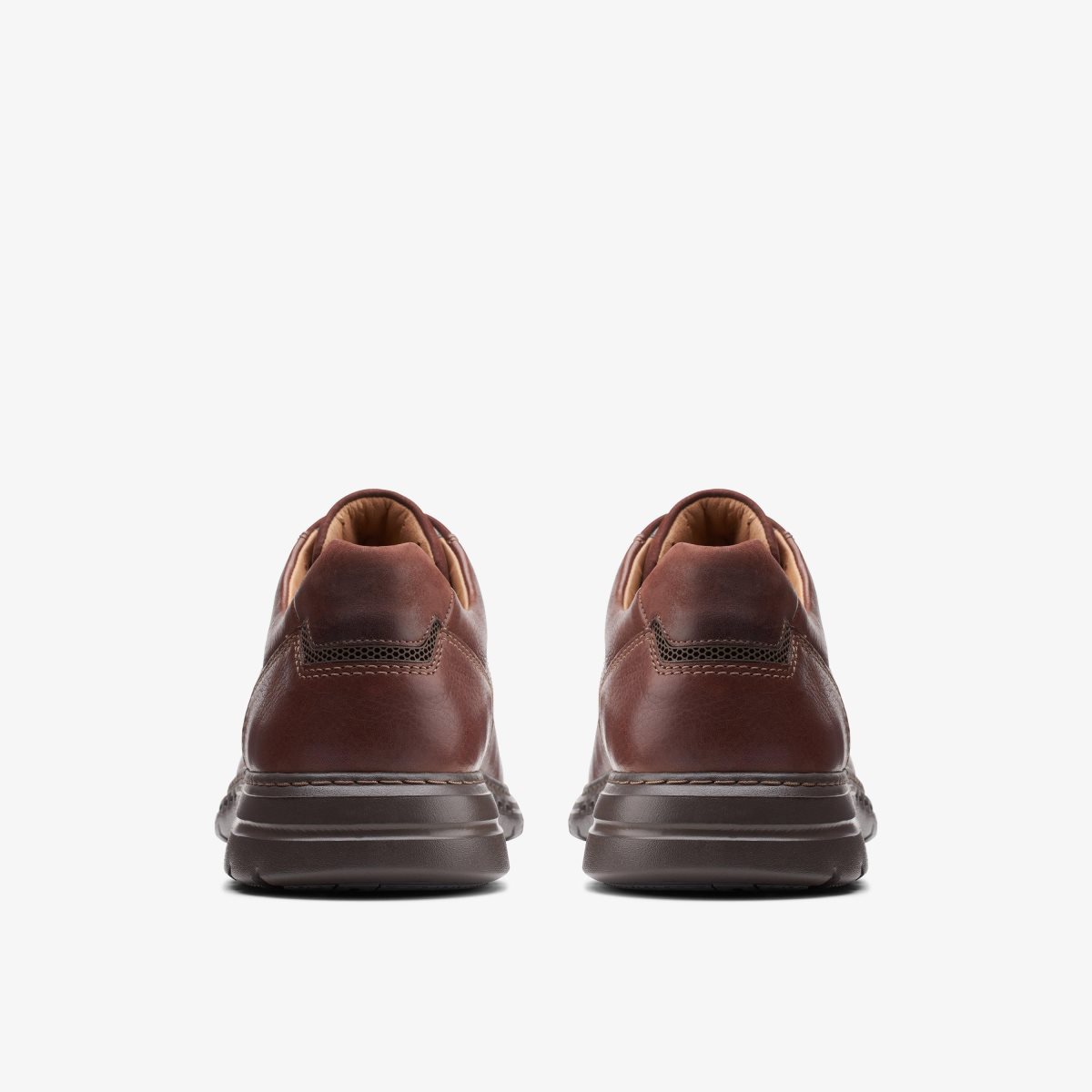 Clarks Brawley Pace Mahogany Leather Mahogany | 5870TVWEI