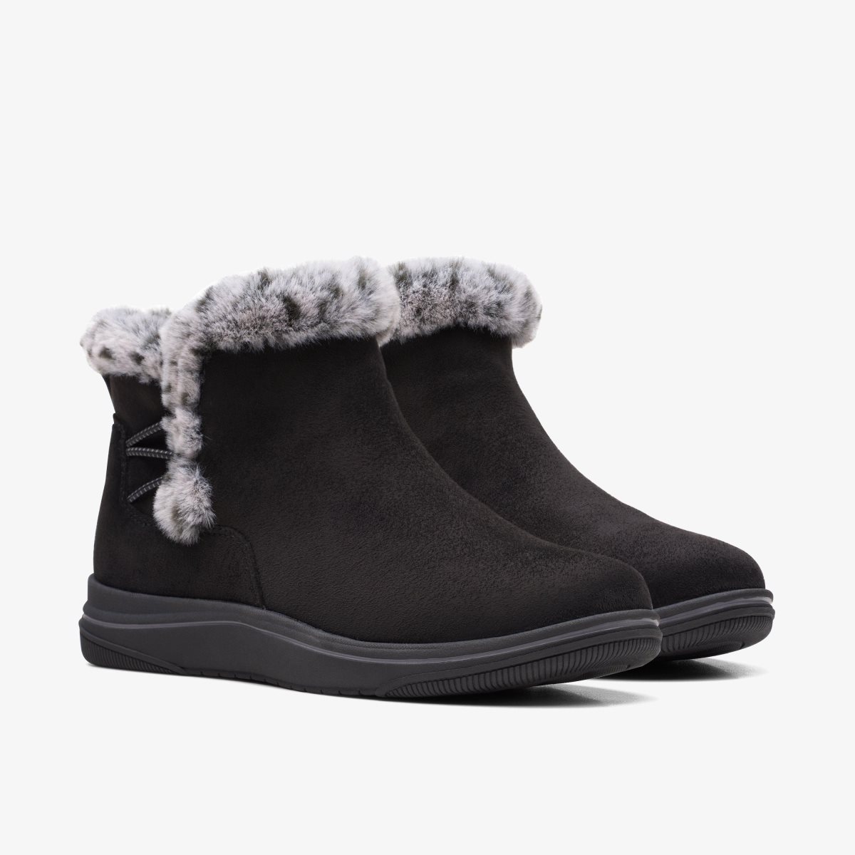 Clarks Breeze Fur Black Black | 0456JPZEM