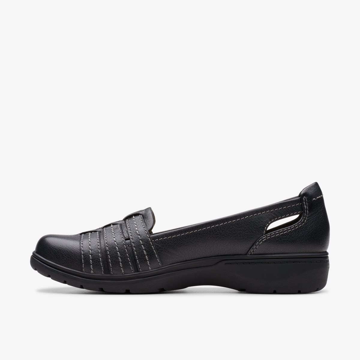 Clarks Carleigh Eliza Black Leather Black | 9123YCGKE