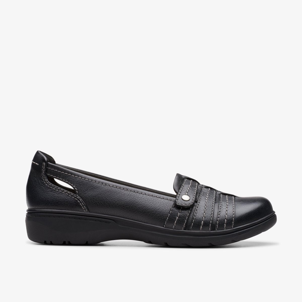 Clarks Carleigh Eliza Black Leather Black | 9123YCGKE