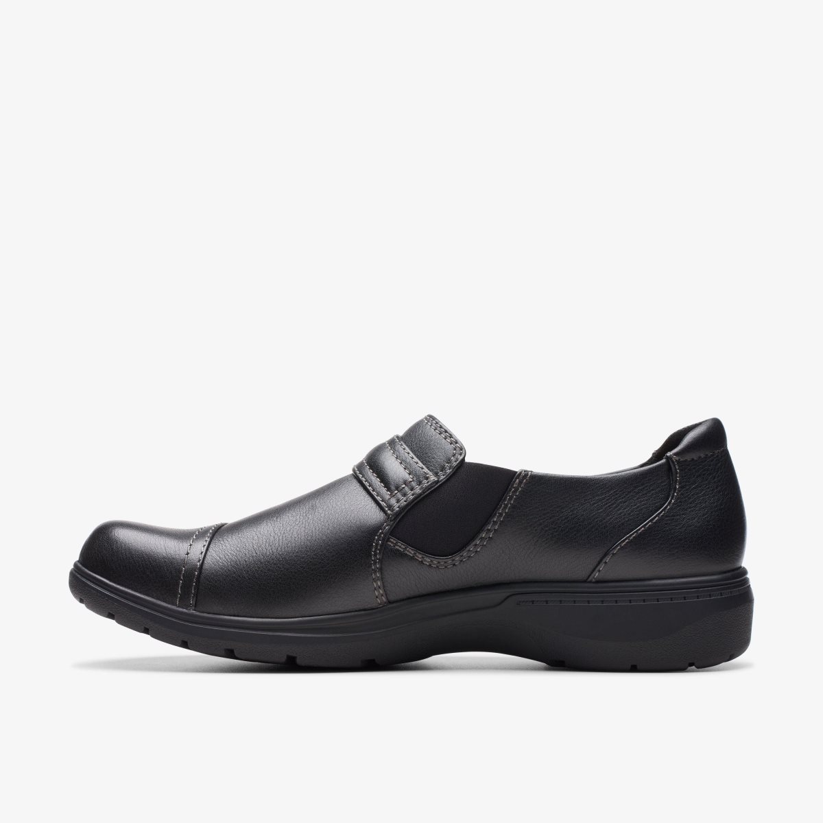 Clarks Carleigh Pearl Black Leather Black | 3125GUNYM