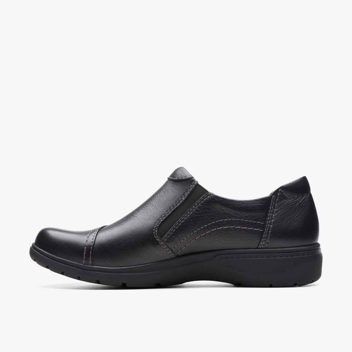 Clarks Carleigh Ray Black Leather Black | 9260NVTEX