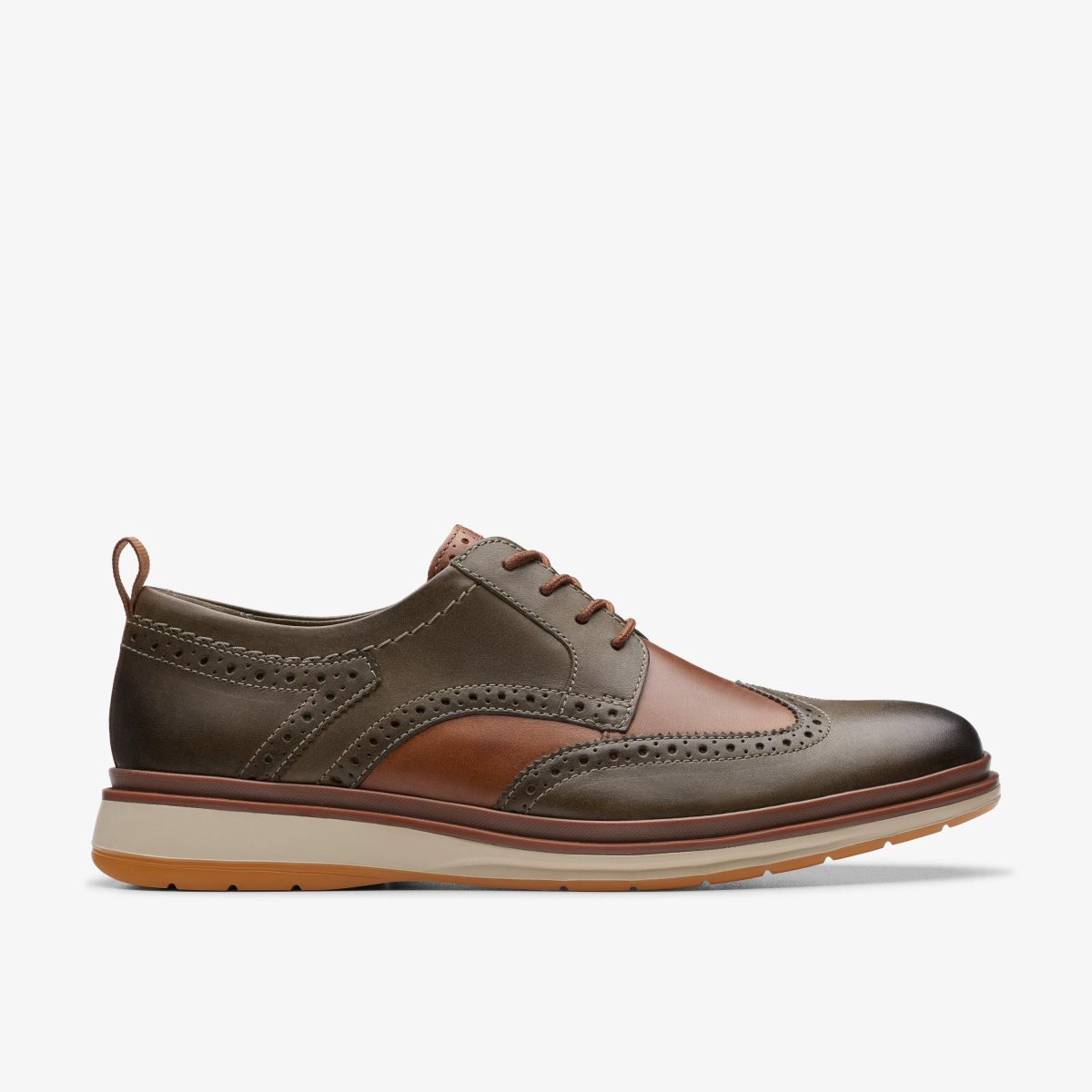 Clarks Chantry Wing Dark Olive Combination Dark Olive | 1345IOHEX