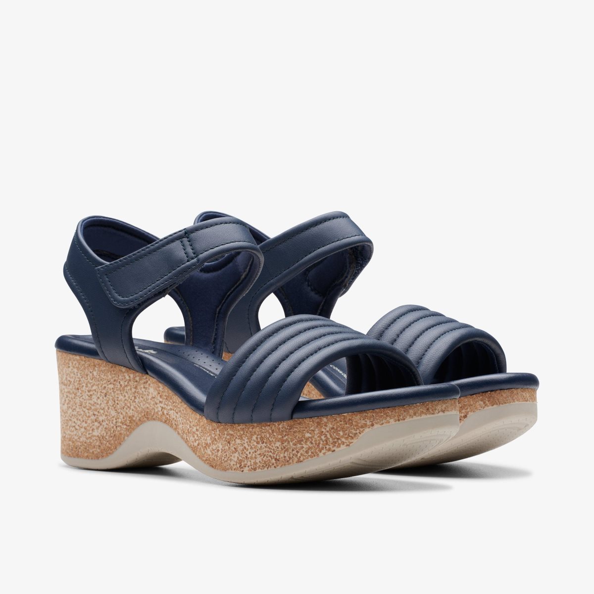 Clarks Chelseah Gem Navy Leather Navy | 1549IJPKR