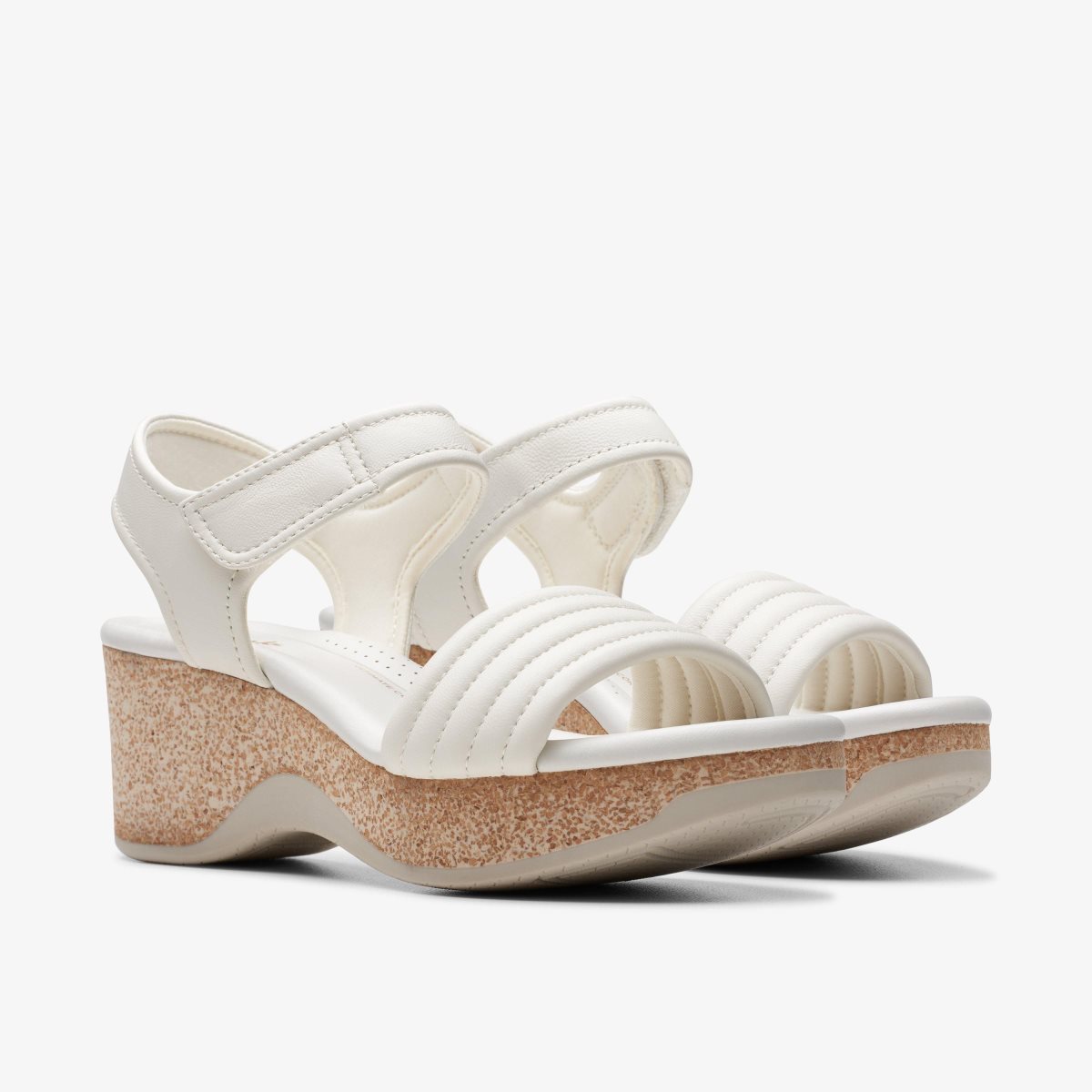 Clarks Chelseah Gem Off White Leather White | 8160NOKZQ