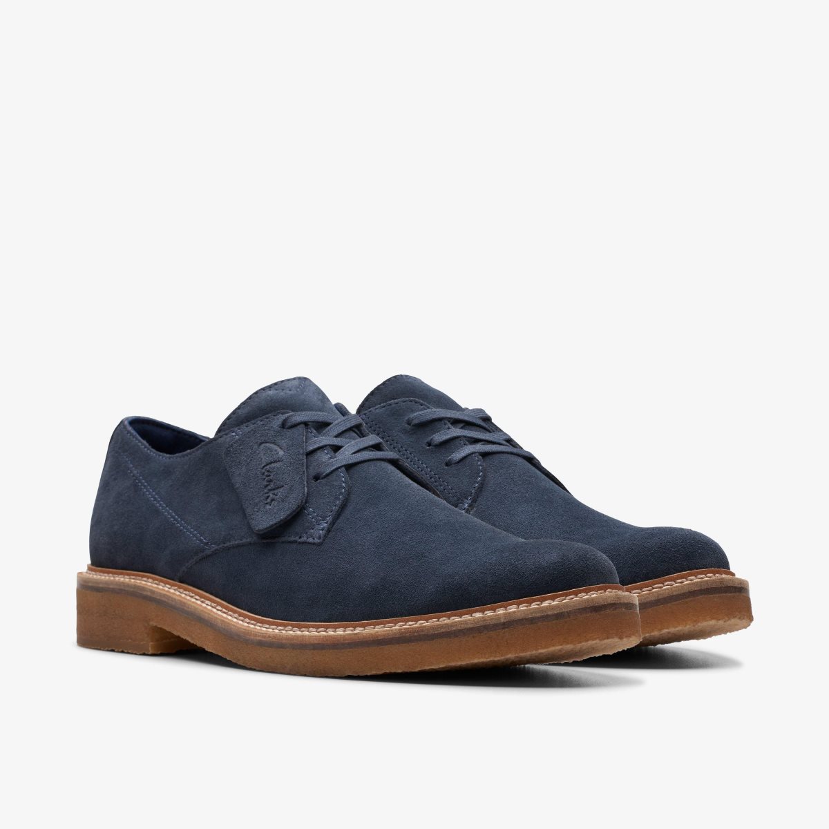 Clarks Clarkdale Derby Navy Suede Navy | 2401DHAGW