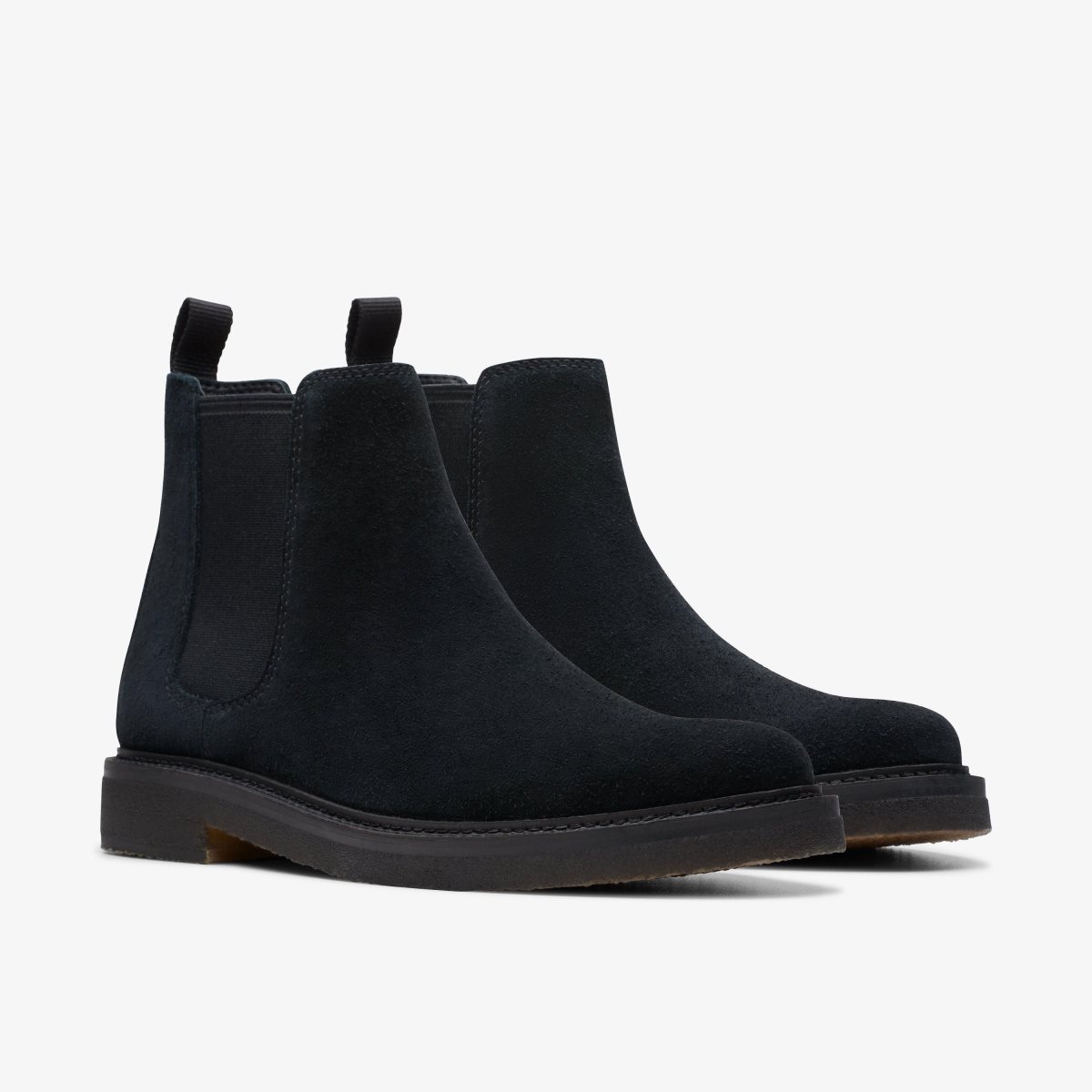 Clarks Clarkdale Easy Black Suede Black | 6953EJFWL