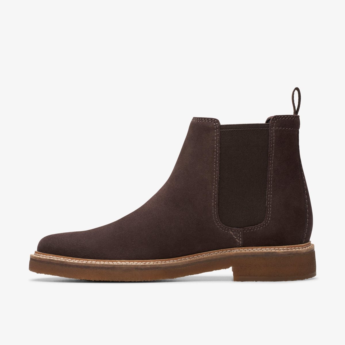 Clarks Clarkdale Easy Dark Brown Suede Dark Brown | 1357GQTZL