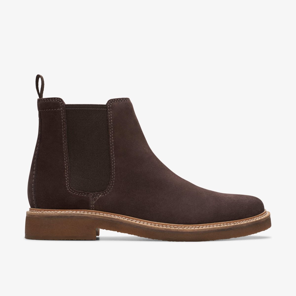 Clarks Clarkdale Easy Dark Brown Suede Dark Brown | 1357GQTZL