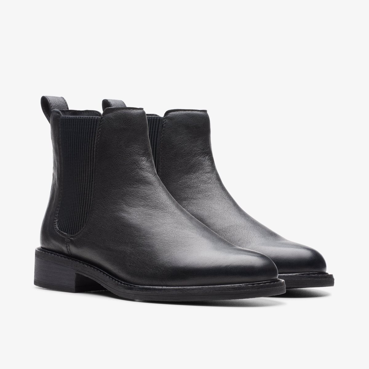 Clarks Cologne Arlo 2 Black Leather Black | 0591YAQKR