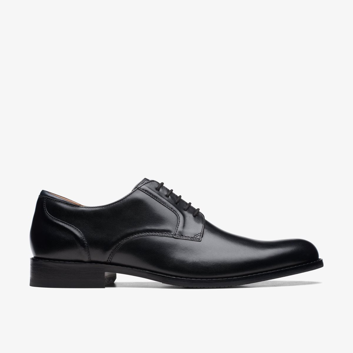 Clarks Craft Arlo Lace Black Leather Black | 9038TRAQO