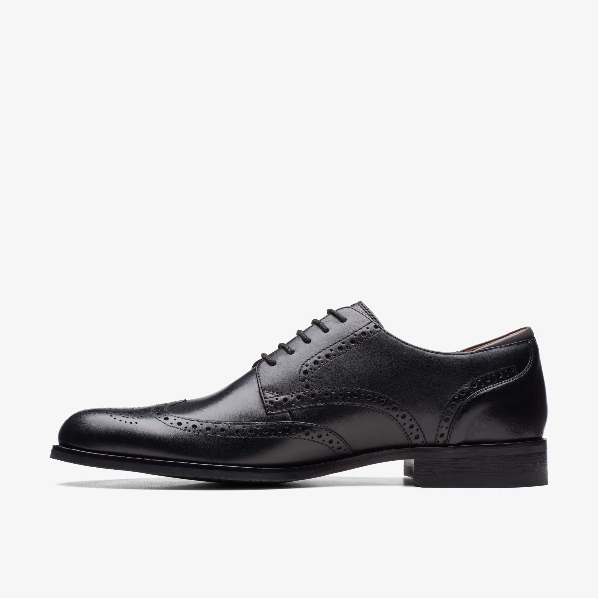 Clarks Craft Arlo Limit Black Leather Black | 6120TKJEY