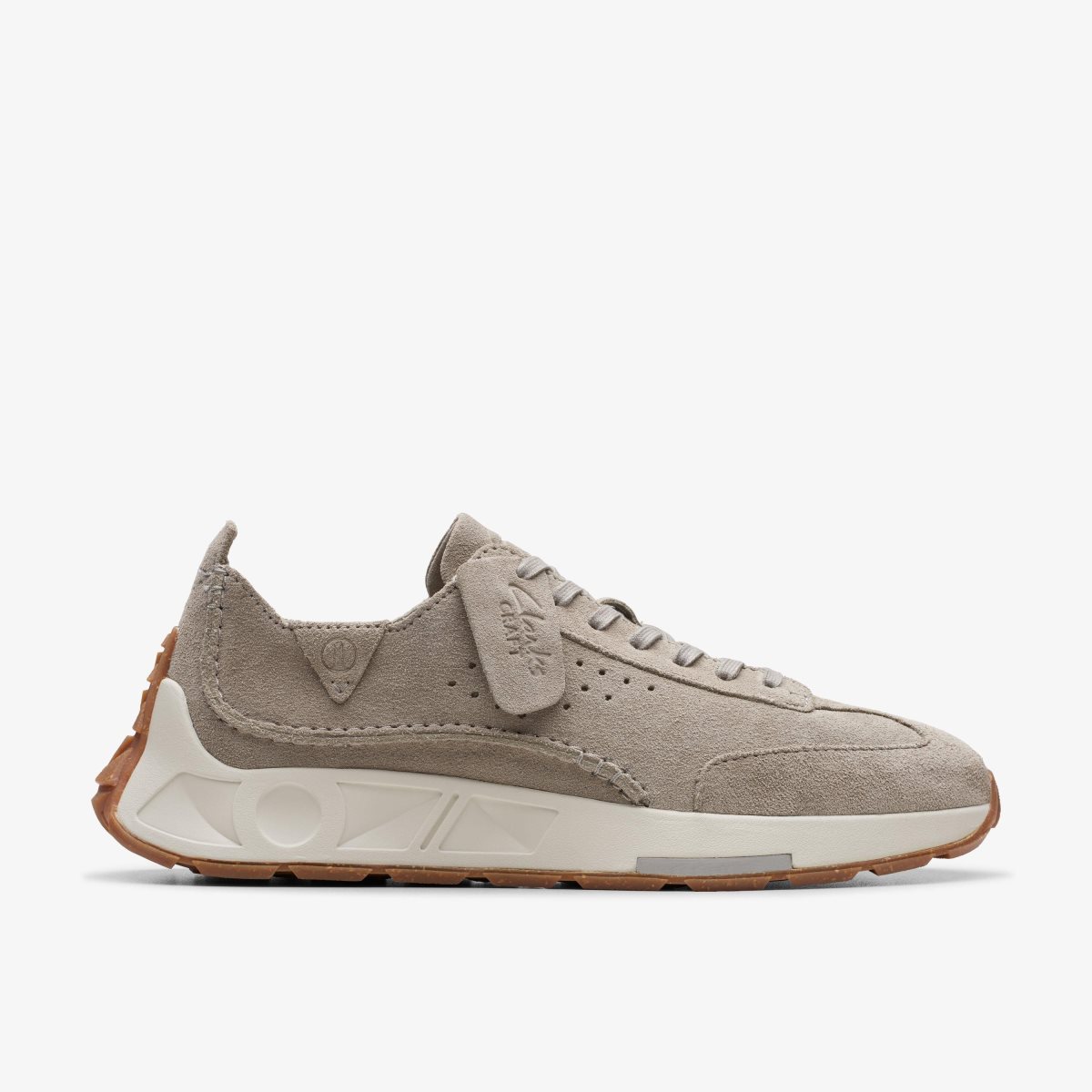 Clarks Craft Speed Light Grey Suede Light Grey | 0162IARCU