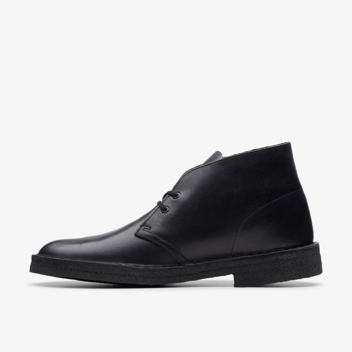 Clarks Desert Boot Black Polished Black | 4752ZFDBE