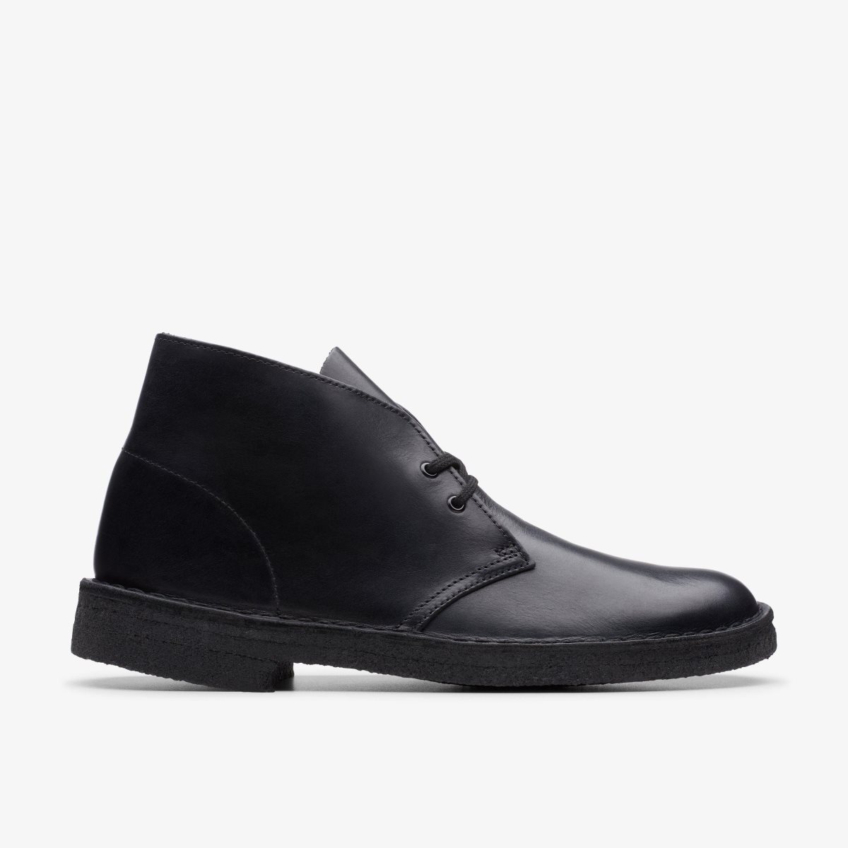 Clarks Desert Boot Black Polished Black | 4752ZFDBE