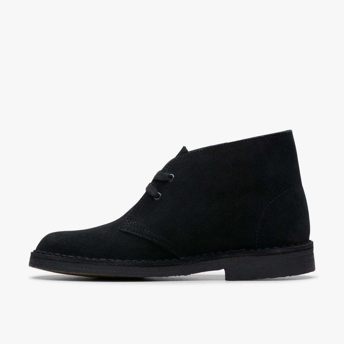 Clarks Desert Boot Black Suede Black | 1938LCVRU