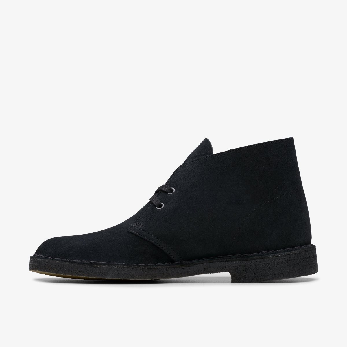 Clarks Desert Boot Black Suede Black | 9864ZPFME